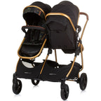 Chipolino carucior gemeni 2in1 Duo Smart 0m+, Obsidian leaves
