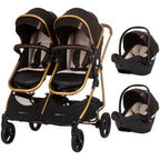 Chipolino carucior gemeni 3in1 Duo Smart 0m+, Obsidian gold