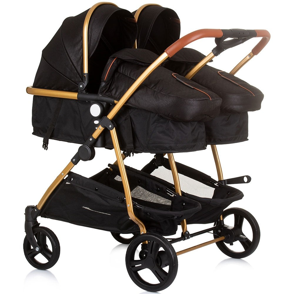 Chipolino carucior gemeni 3in1 Duo Smart 0m+, Obsidian gold Imagine secundară a produsului