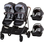Chipolino carucior gemeni 3in1 Duo Smart 0m+, Silver grey
