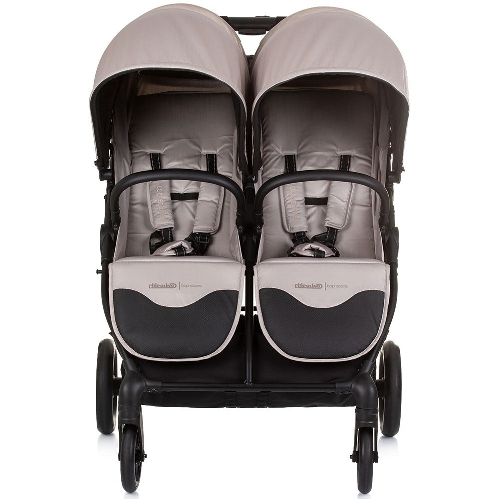 Chipolino carucior gemeni Top Stars 0m+ Macadamia