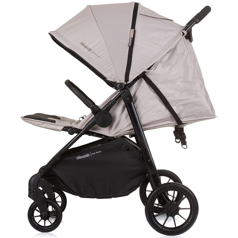Chipolino carucior gemeni Top Stars 0m+ Macadamia