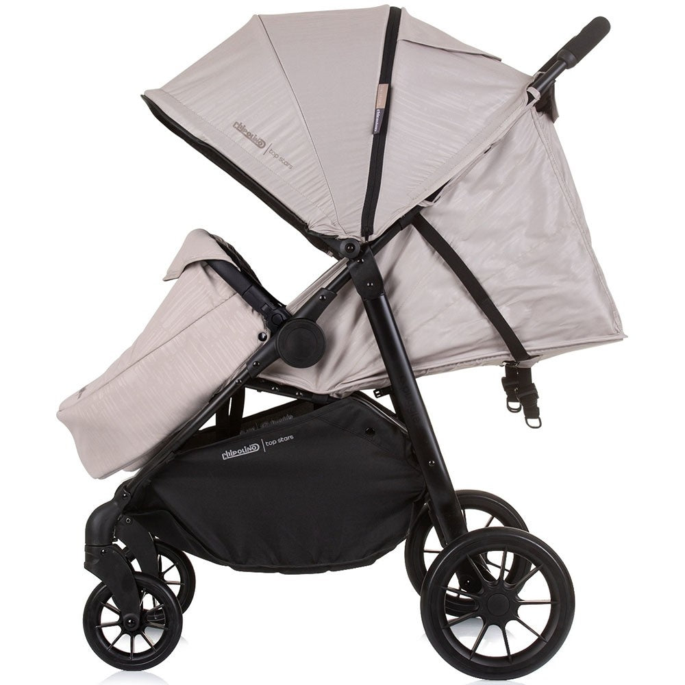Chipolino carucior gemeni Top Stars 0m+ Macadamia