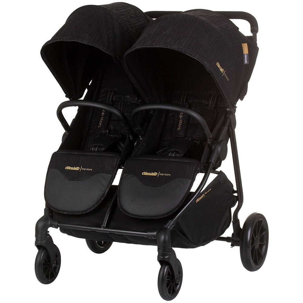 Chipolino carucior gemeni Top Stars 0m+ Obsidian Imagine secundară a produsului