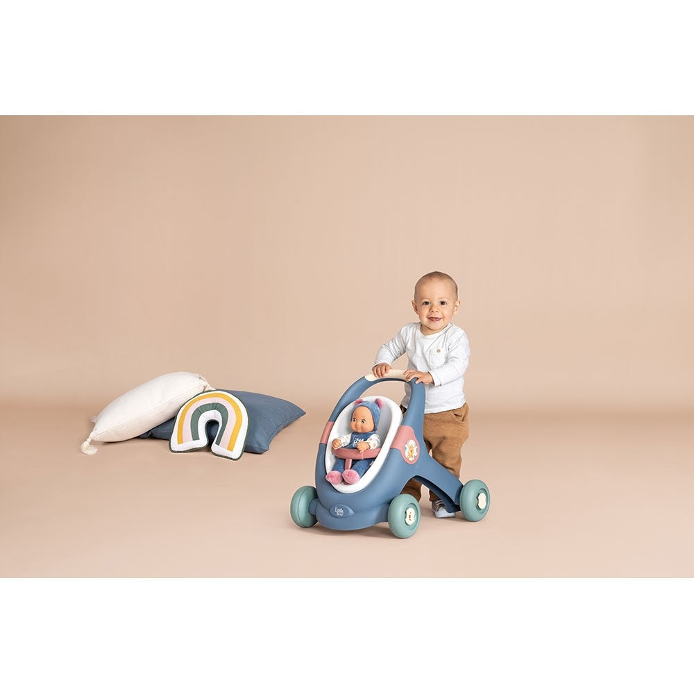 Caruciorul Smoby Baby Walker este un produs 3 in 1 pe care il poti folosi ca premergator