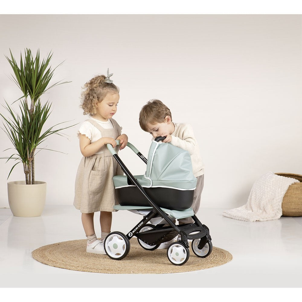 Smoby carucior pentru papusi 3in1 Maxi Cosi 3 ani+ Albastrui