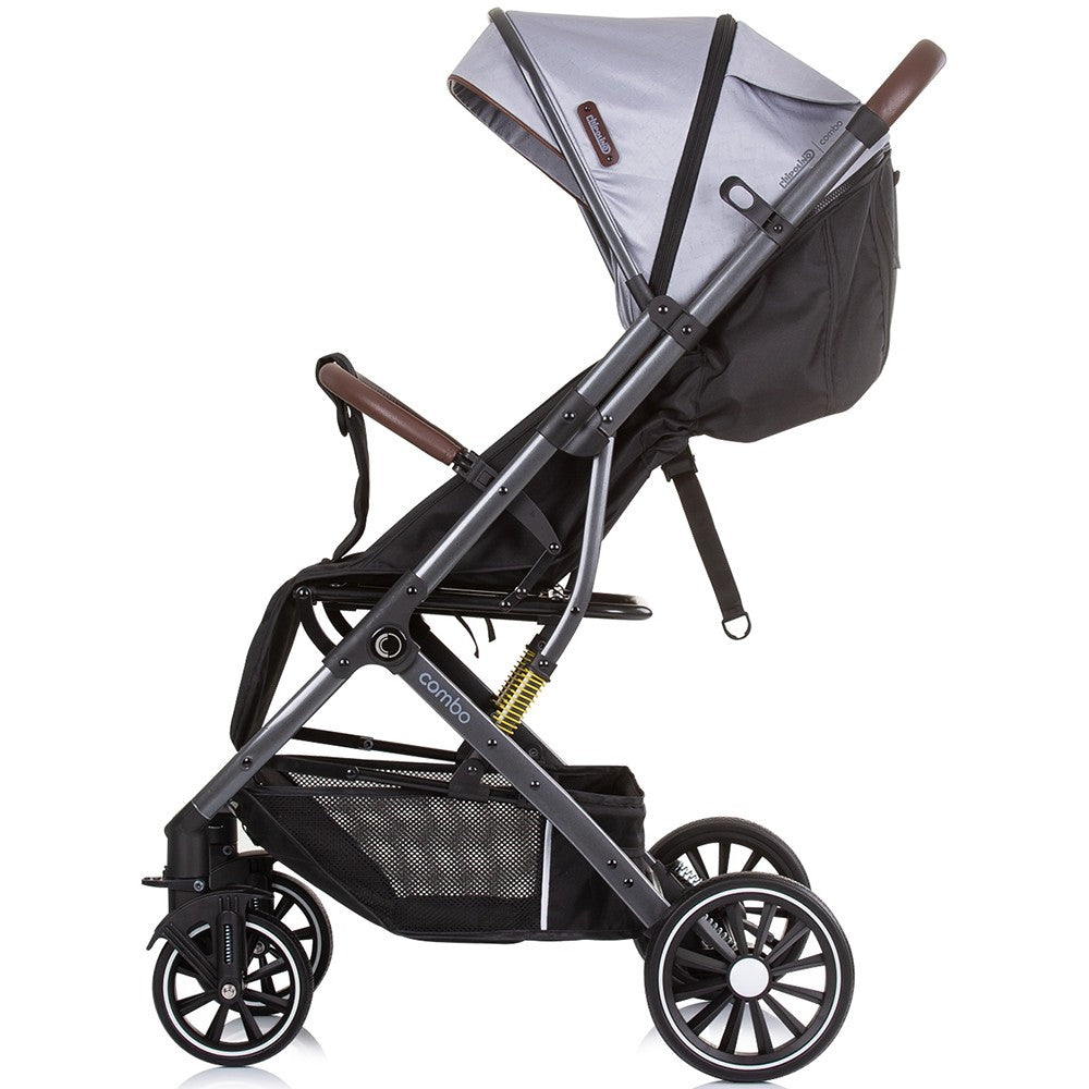 Chipolino carucior sport Combo 0m+ Silver grey