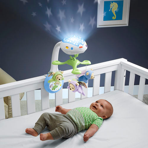 Fisher Price Carusel 3in1 suspendat mobil cu proiector Butterfly Dreams 0m+