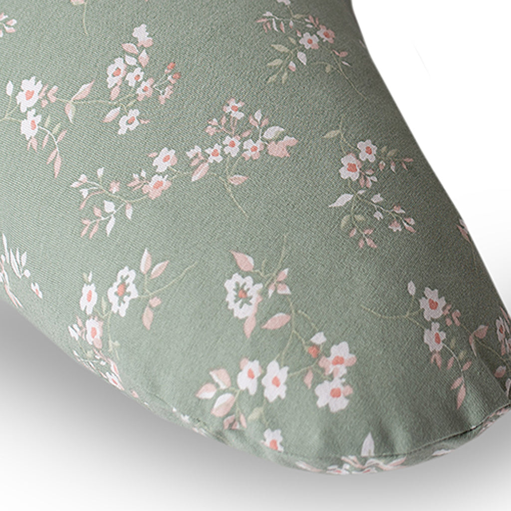 Ceba Baby perna de alaptat Huggy Basic 150 cm Jersey Green Meadow
