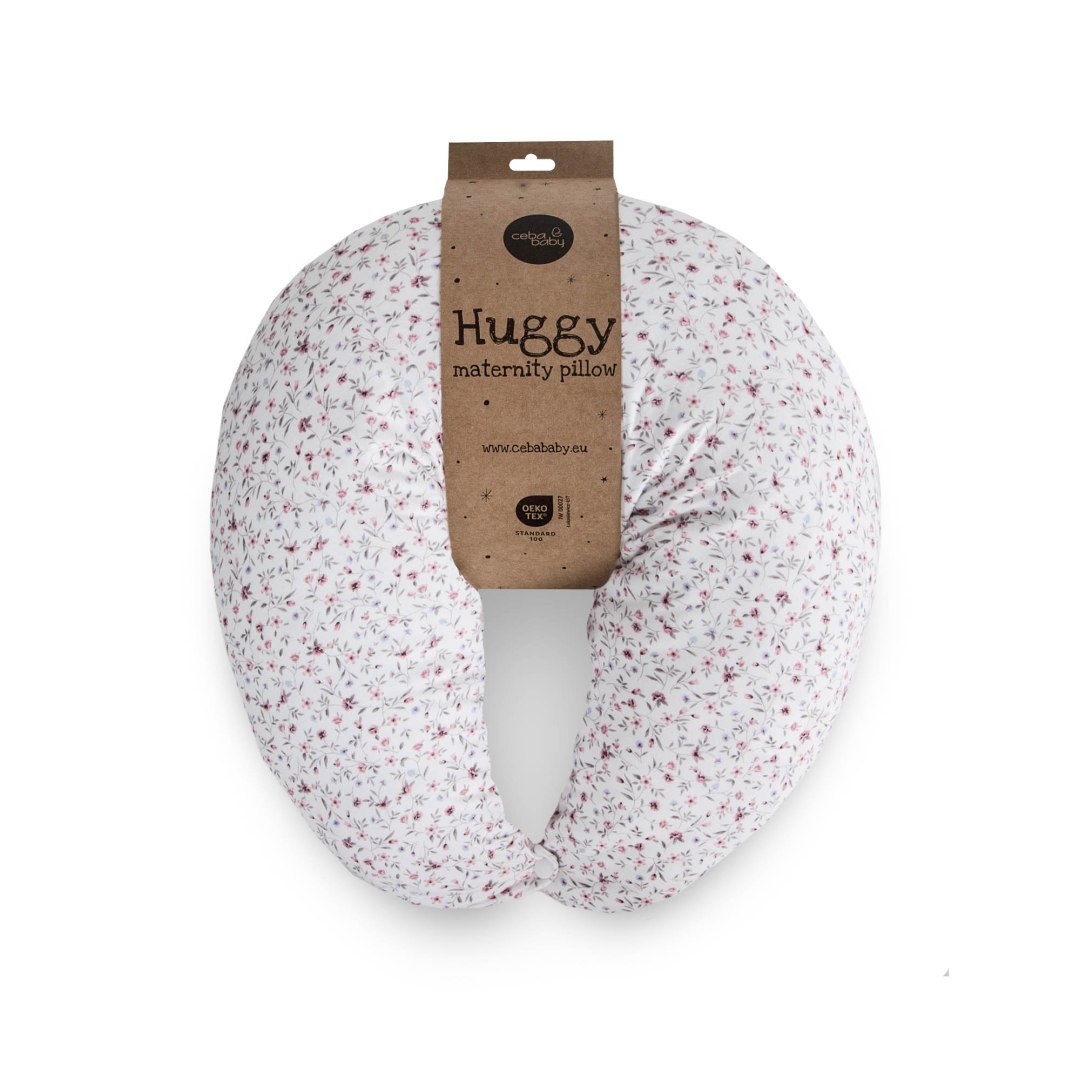Ceba Baby perna de alaptat multifunctionala Huggy Basic, Forget-me-not
