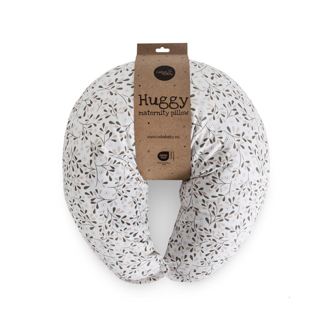 Ceba Baby perna de alaptat multifunctionala Huggy Basic, Tiny Leaves