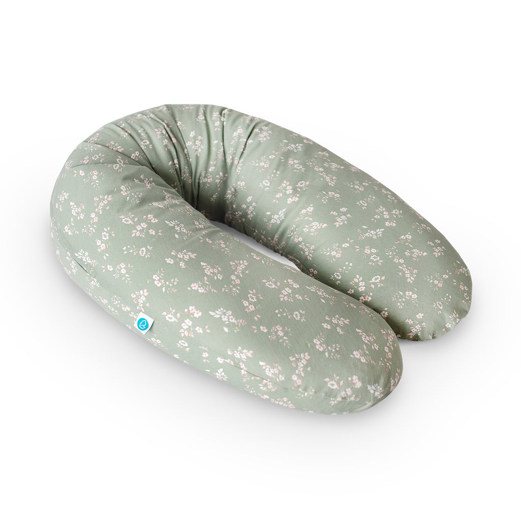 Ceba Baby perna de alaptat multifunctionala Physio Multi 190 cm Jersey Green Meadow Imagine principală a produsului