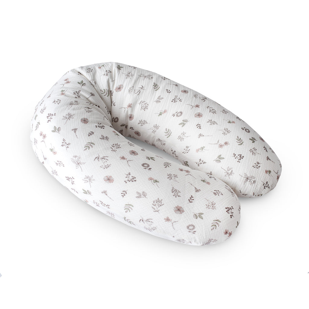 Ceba Baby perna de alaptat multifunctionala Physio Multi 190 cm Muselina Small Twigs Imagine principală a produsului