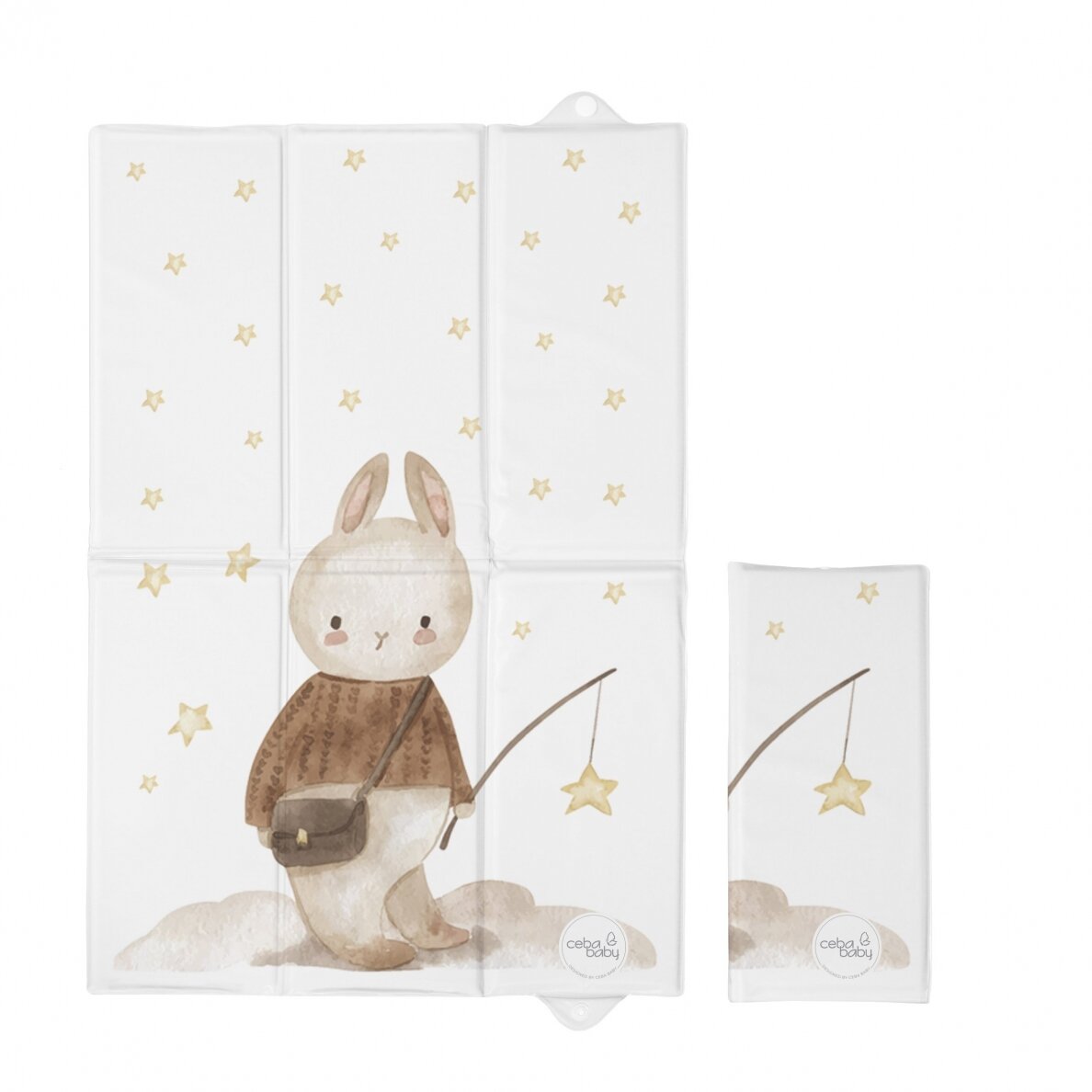 Ceba Baby saltea de infasat calatorie 40x60 cm Basic Dreamer iepuras Imagine principală a produsului