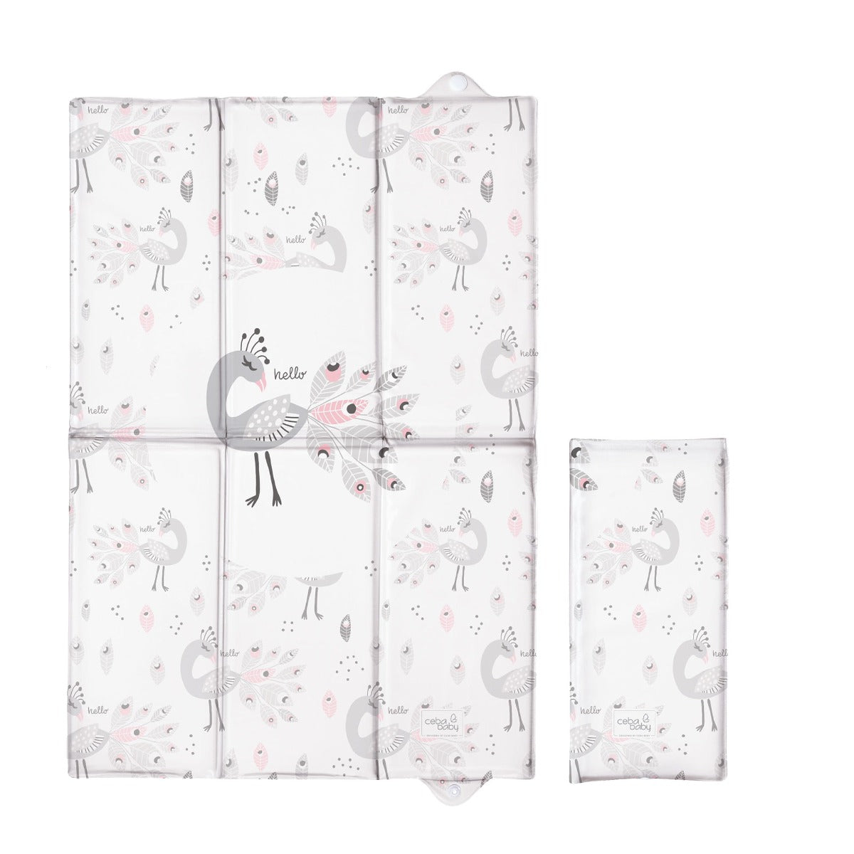 Ceba Baby saltea de infasat calatorie 40x60 cm Lolly Polly Peacock Imagine principală a produsului