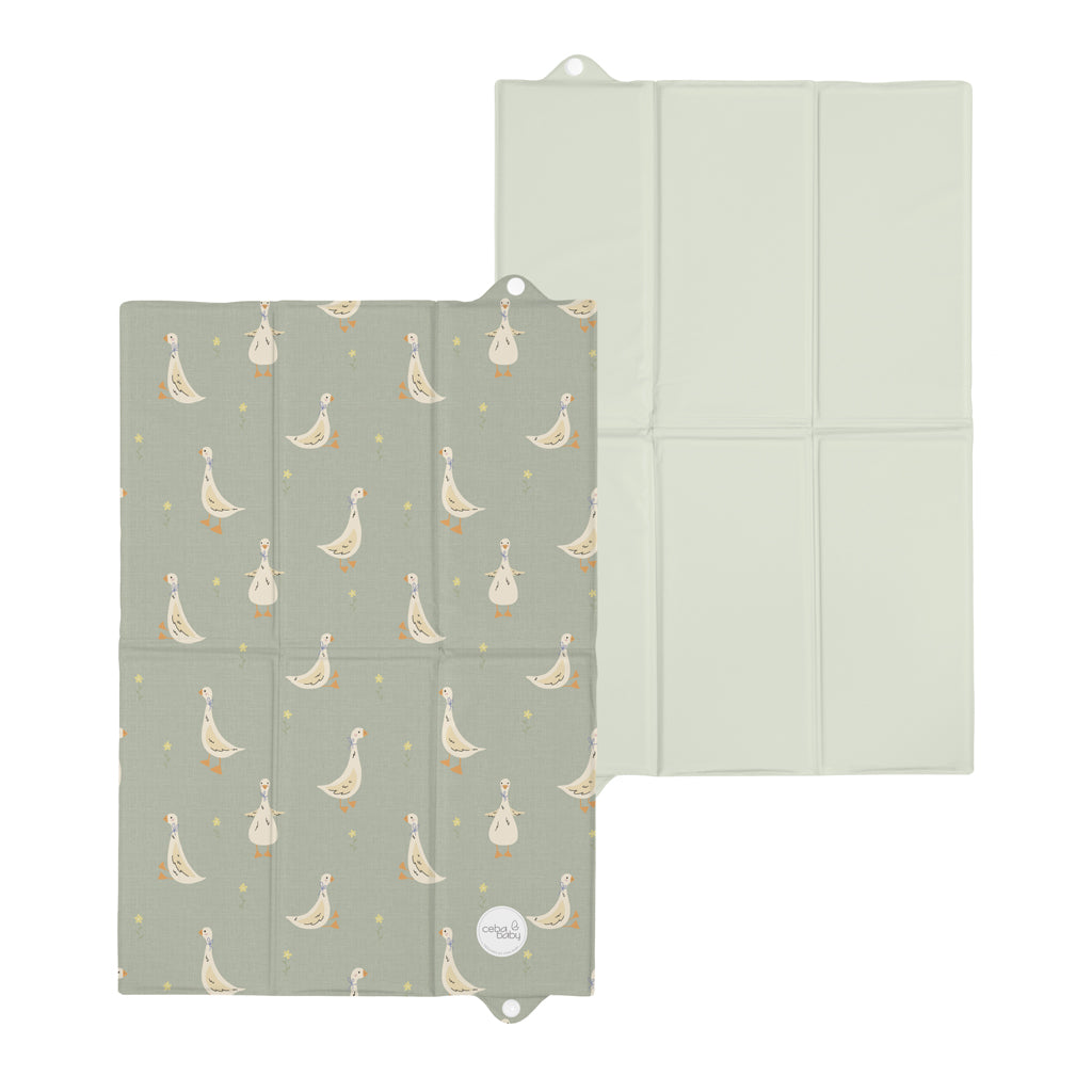 Ceba Baby saltea de infasat pentru calatorie 40x60 cm Basic Little Ducks