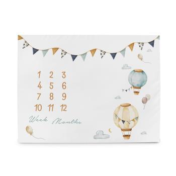 Ceba Baby saltea moale Milestone Mat 97x72x4 cm Balloons Imagine principală a produsului