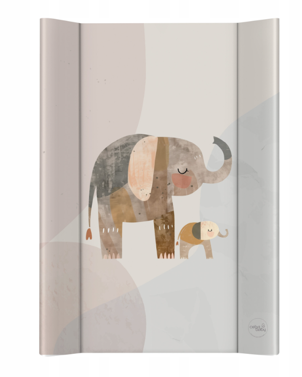 Ceba Baby saltea pentru infasat 70x50 cm Basic Elephant Family Imagine principală a produsului