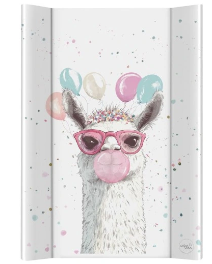 Ceba Baby saltea pentru infasat 70x50 cm Ultra Light Crazy Lama
