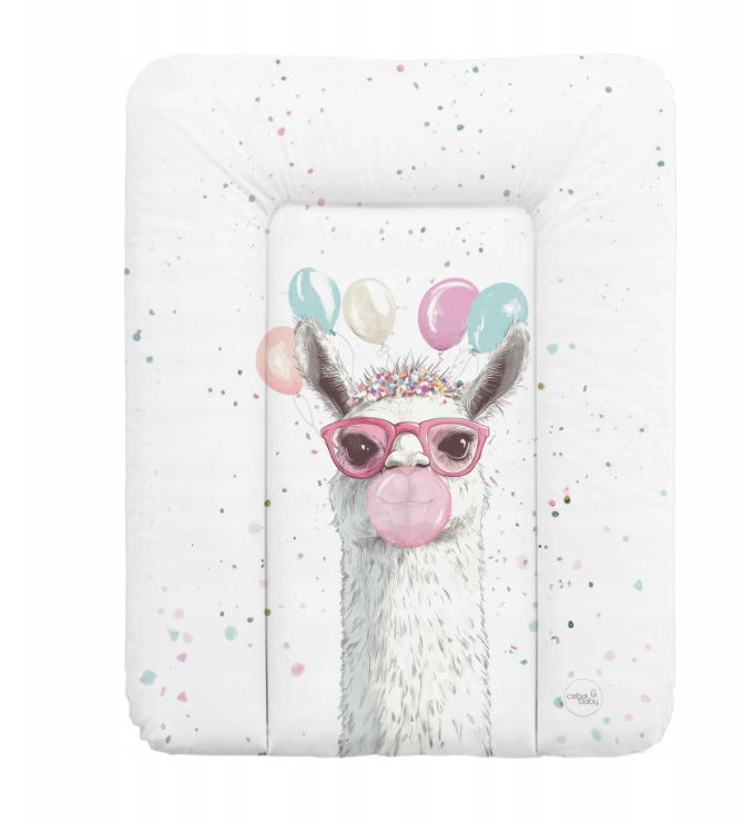 Ceba Baby saltea pentru infasat moale 70x50 cm Basic Crazy Lama