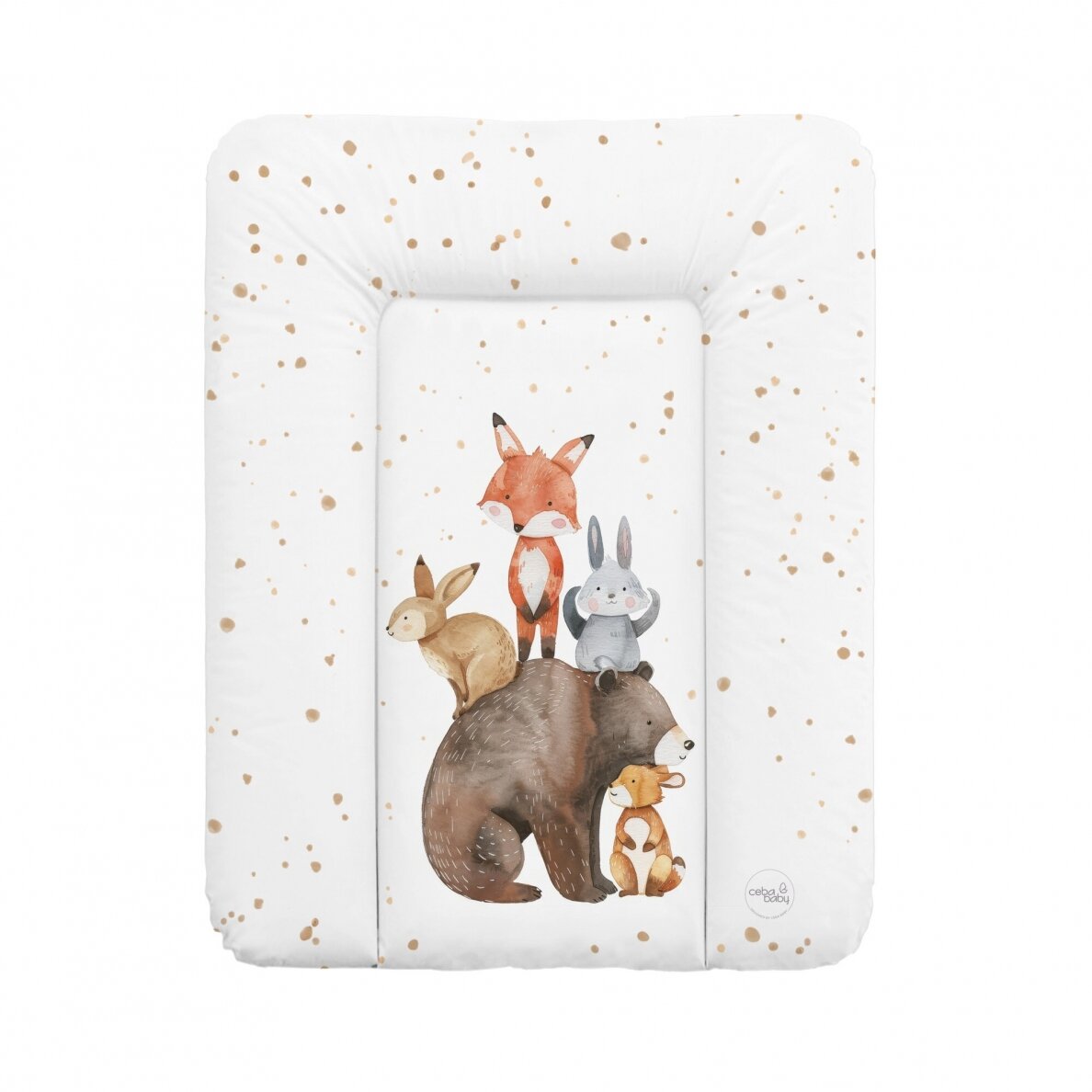 Ceba Baby saltea pentru infasat moale 70x50 cm Basic Forest Friends