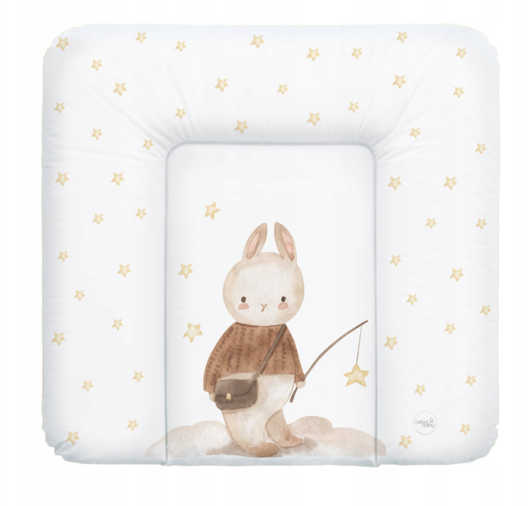 Ceba Baby saltea pentru infasat moale 75x72 cm Basic Dreamer iepuras