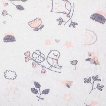 Ceba Baby cearsaf cu elastic 120x60 cm, Bird World 01 Imagine principală a produsului