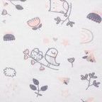 Ceba Baby cearsaf cu elastic 120x60 cm, Bird World 01