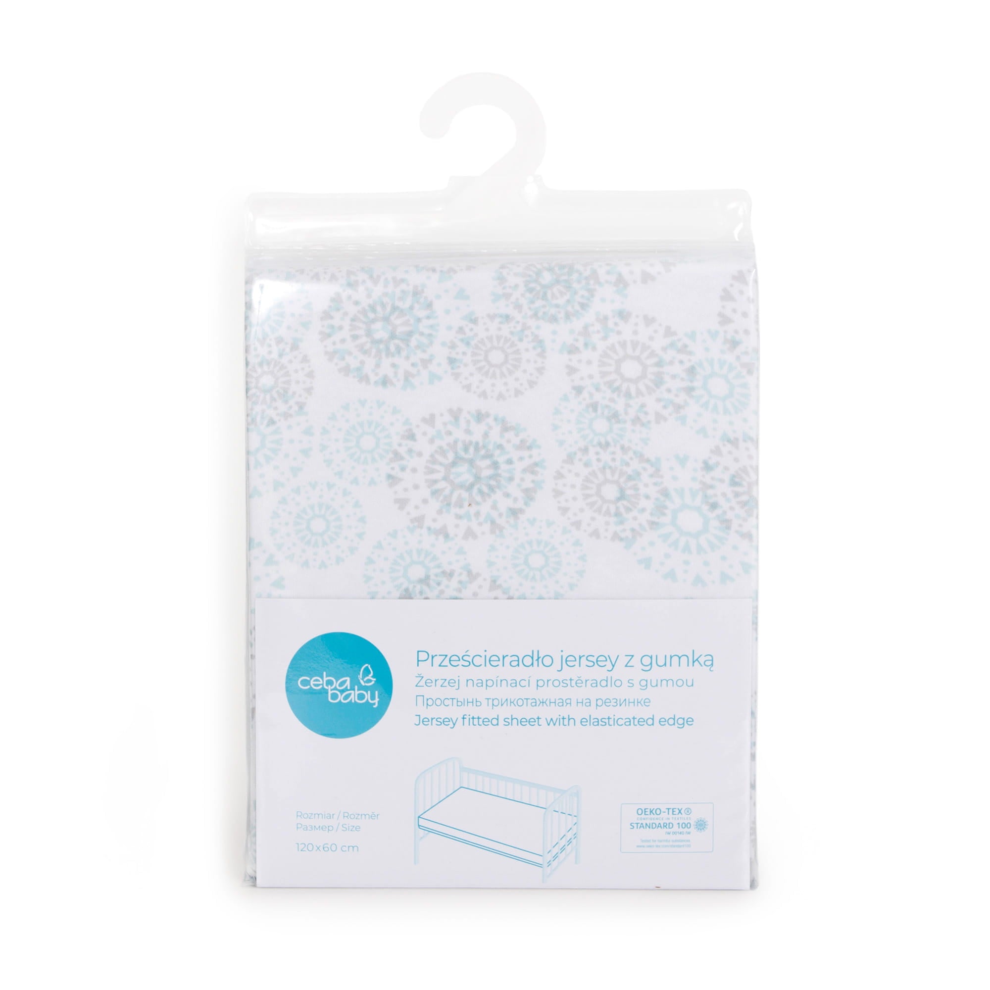Ceba Baby cearsaf cu elastic 120x60 cm