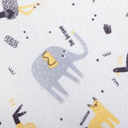 Ceba Baby cearsaf cu elastic 120x60 cm, Elefant 01