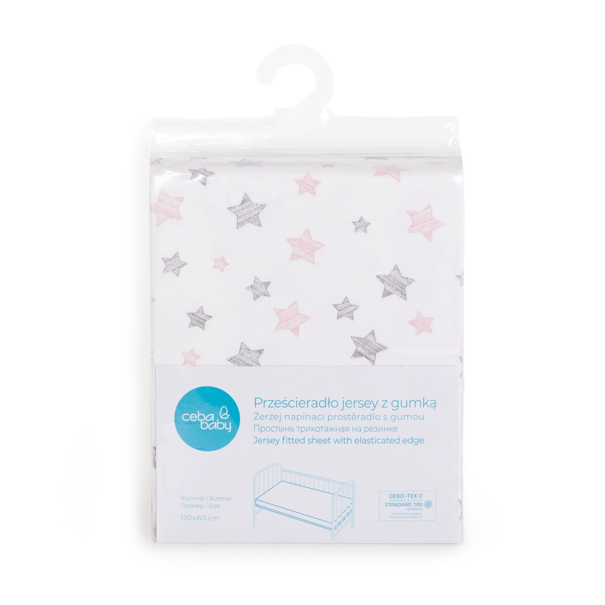 Ceba Baby cearsaf cu elastic 120x60 cm