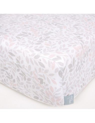 Ceba Baby cearsaf cu elastic 120x60 cm, Twigs 01 Imagine principală a produsului