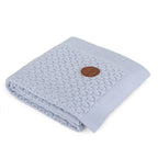 Ceba Baby patura bebelusi 90x90 cm 0m+, Fale Albastru 01