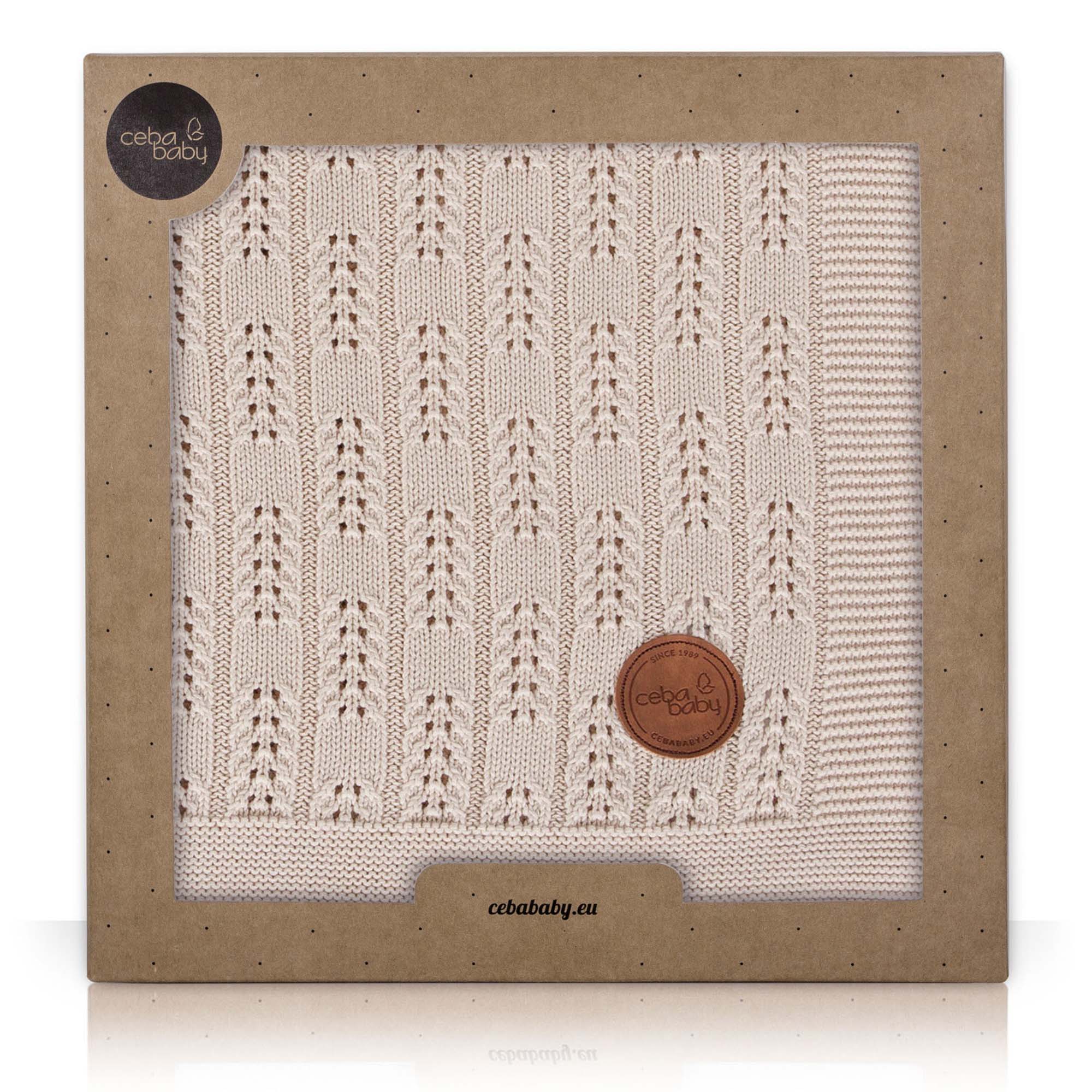Ceba Baby patura bebelusi 90x90 cm  0m+