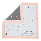 Ceba Baby patura bebelusi 90x90 cm Stelute 0m+, Piersica 01