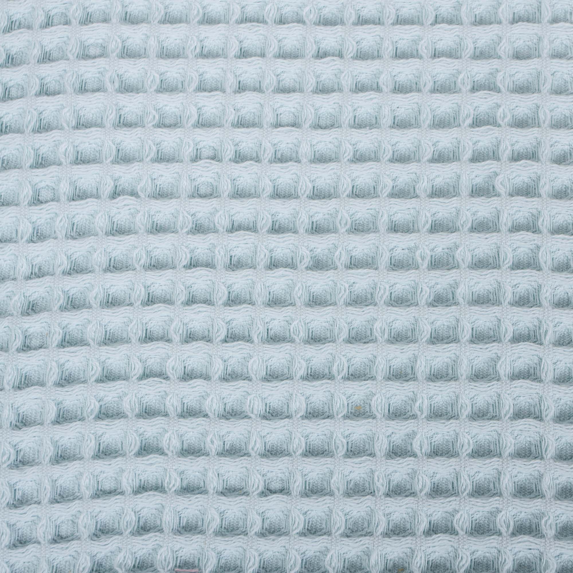 Ceba Baby patura bebelusi 90x90 cm Waffel Line Mist Blue 02