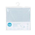 Ceba Baby patura bebelusi 90x90 cm Waffel Line Mist Blue 03