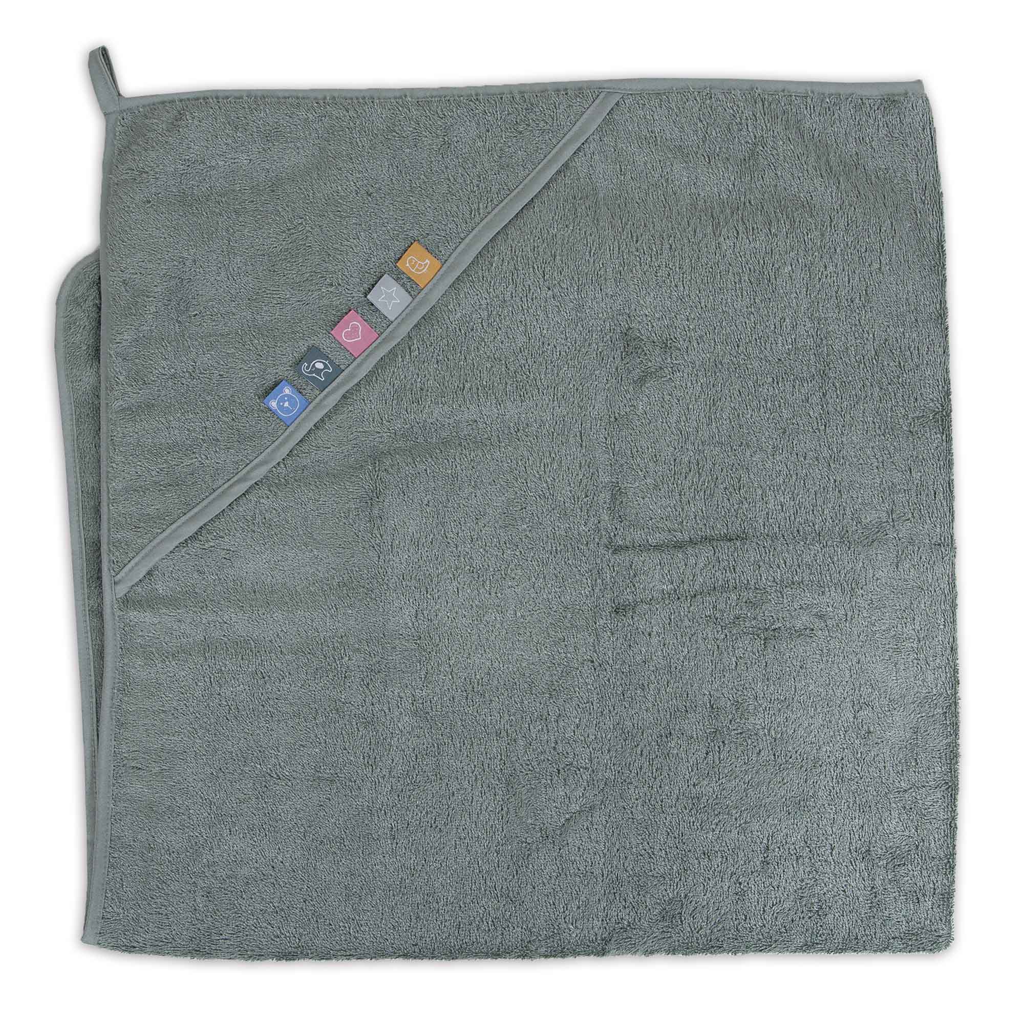 Ceba Baby prosop de baie 100x100 cm, Ecovero Green 01