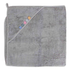 Ceba Baby prosop de baie 100x100 cm, Ecovero Gri 01