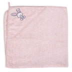 Ceba Baby prosop de baie 100x100 cm, Iepuras Roz TENCEL 01