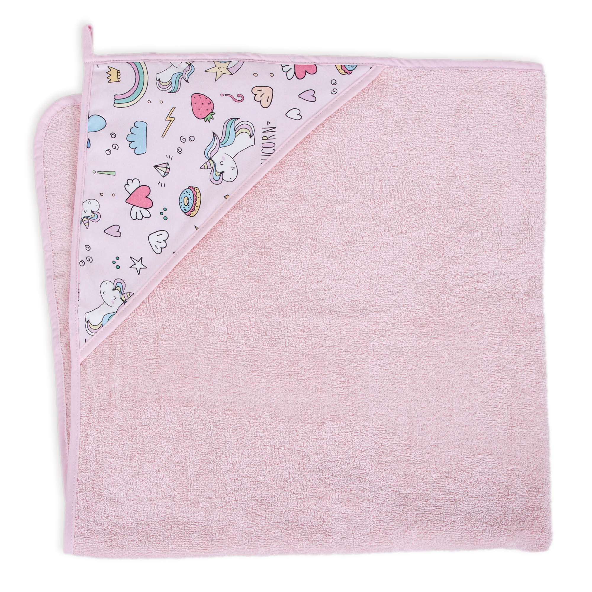 Ceba Baby prosop de baie 100x100 cm, Printed Line Unicorn 01 Imagine principală a produsului