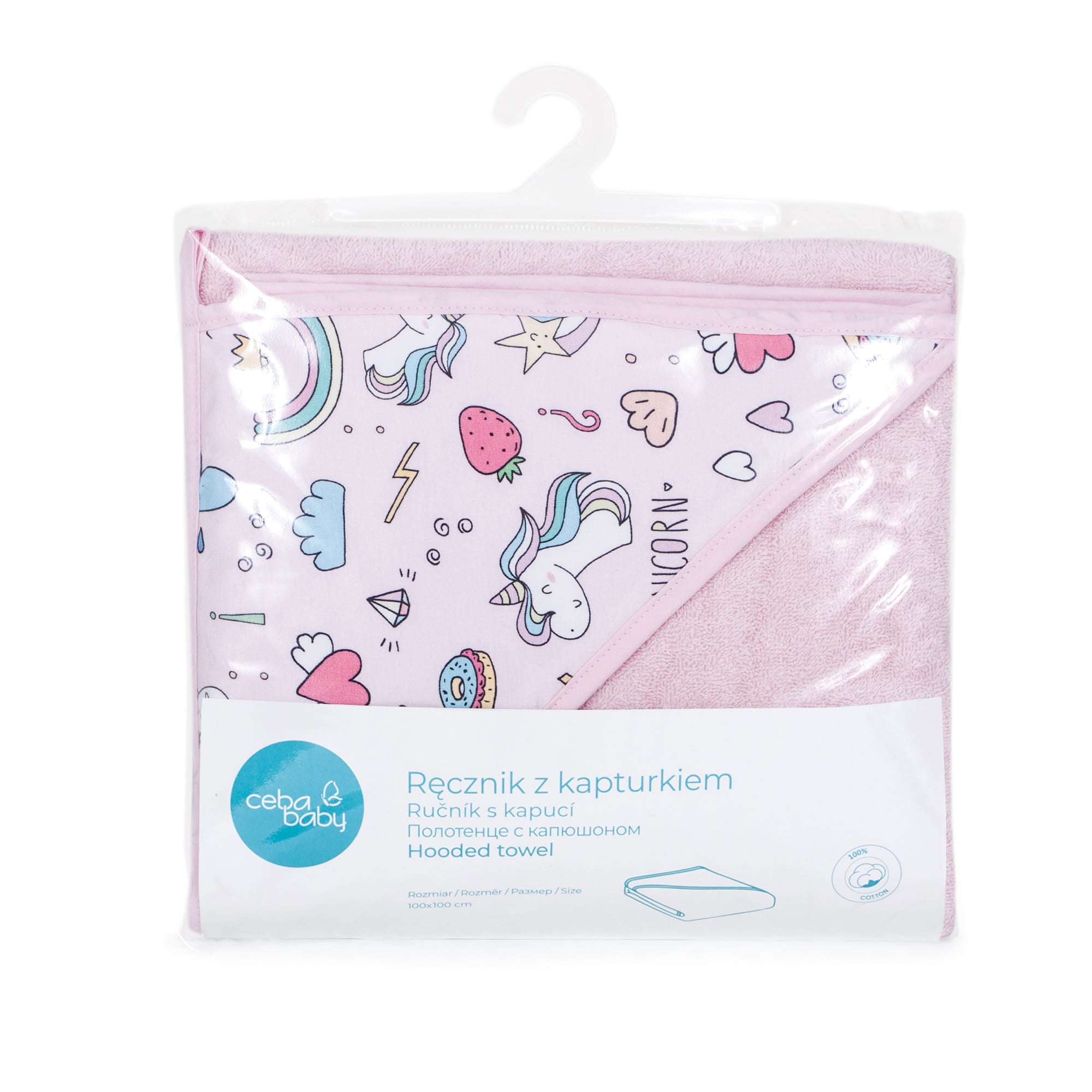 Ceba Baby prosop de baie 100x100 cm