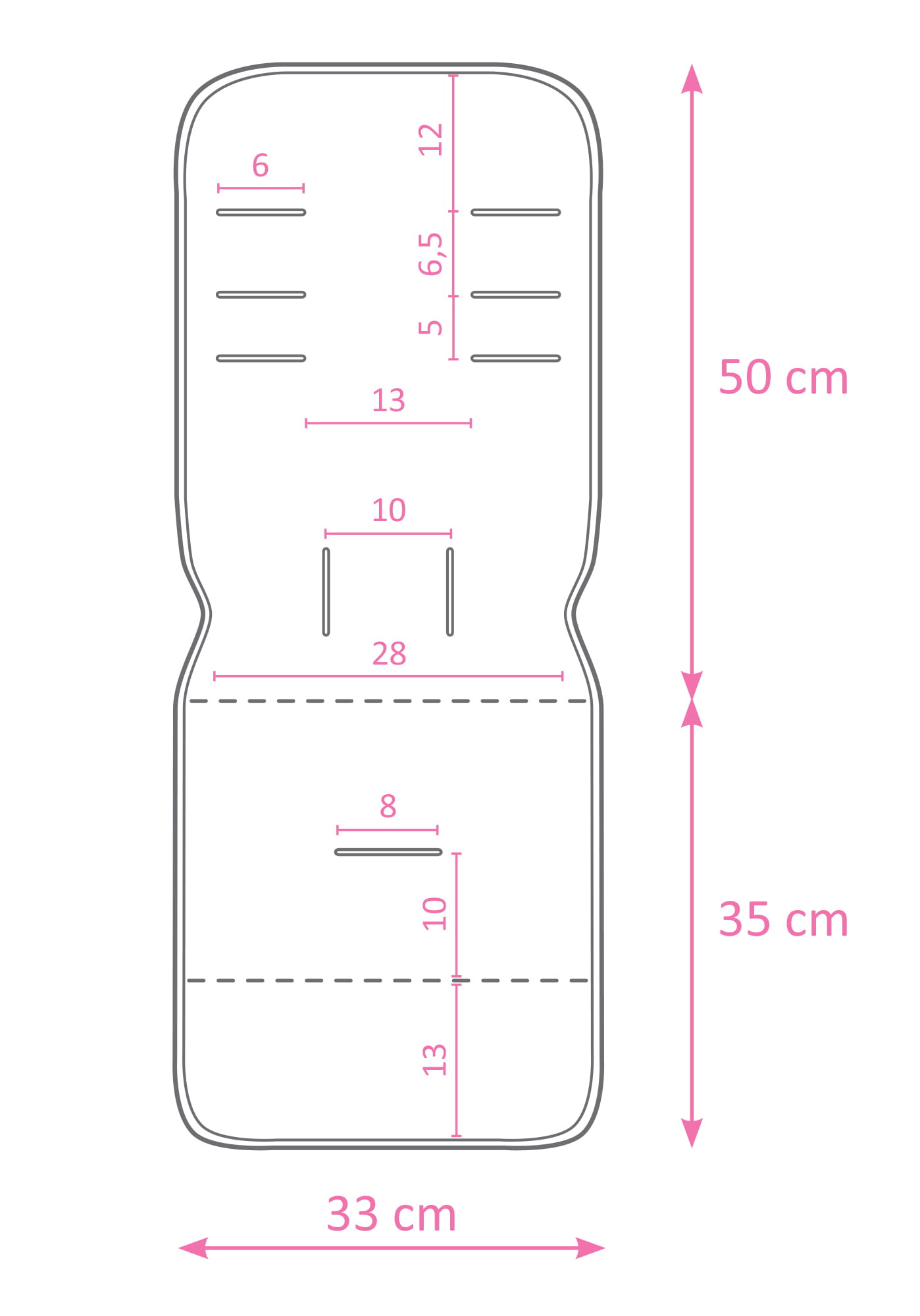 Ceba Baby protectie carucior cu doua fete 85x33 cm  06