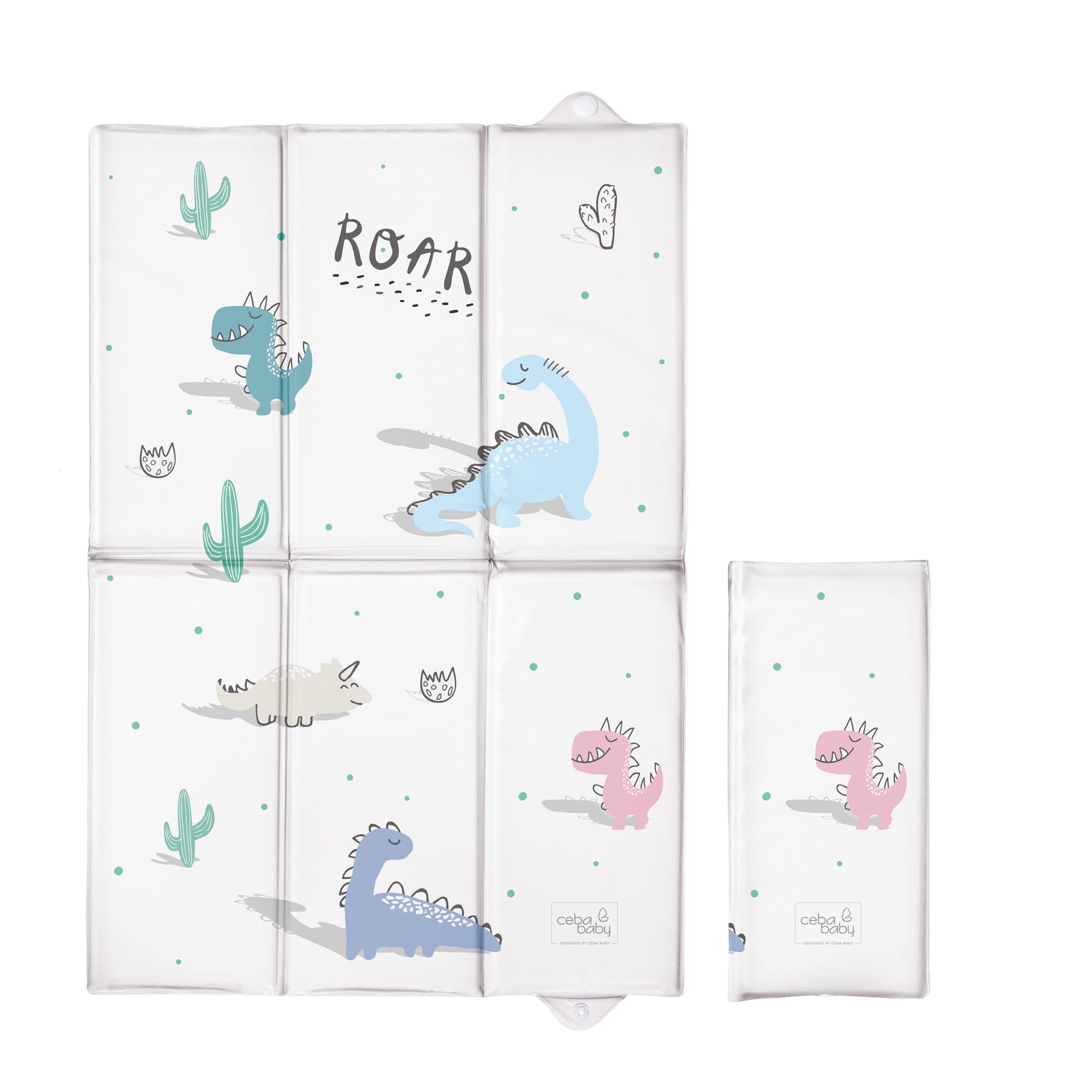 Ceba Baby saltea de infasat calatorie 40x60 cm Candy Andy Dino Imagine principală a produsului