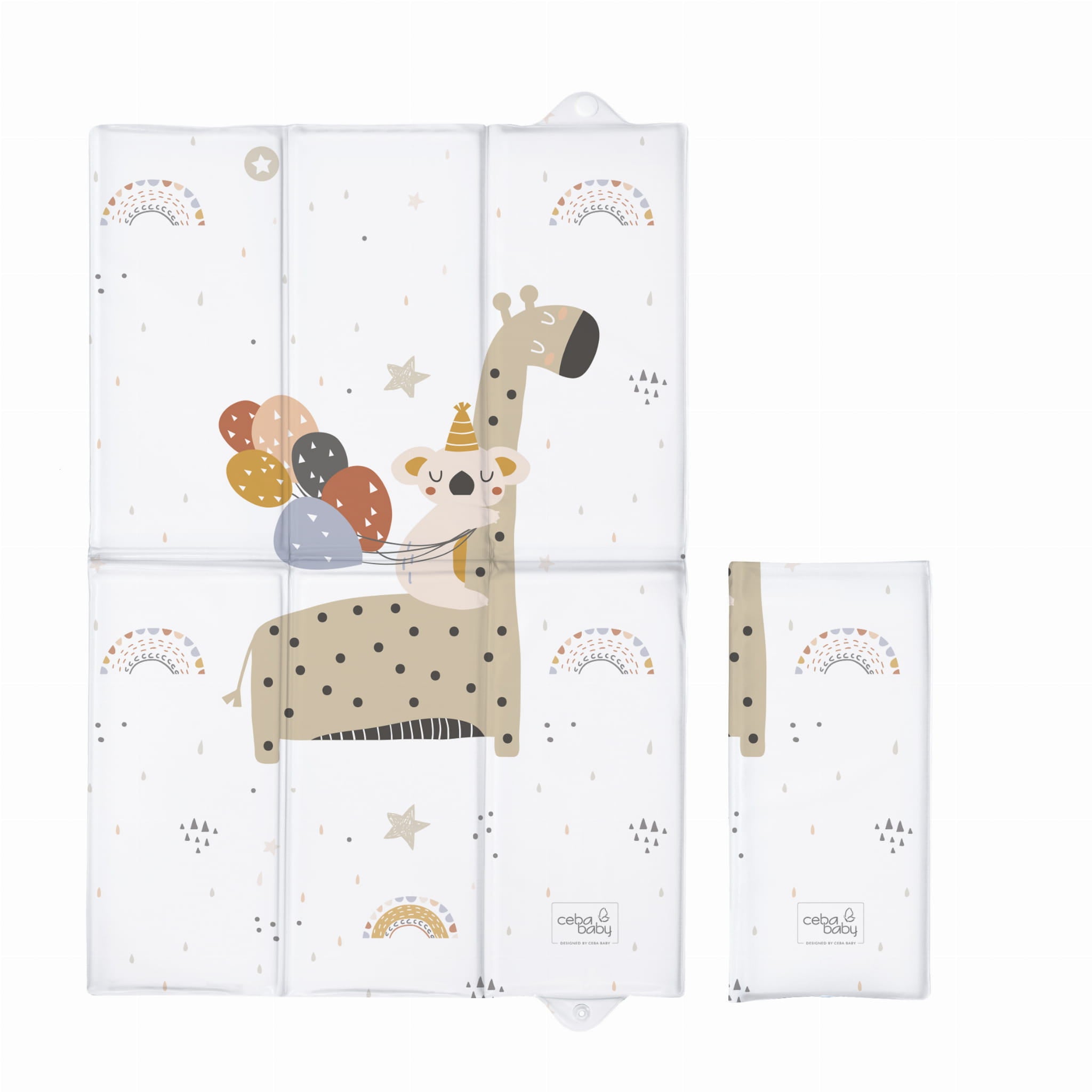 Ceba Baby saltea de infasat calatorie 40x60 cm Giraffe