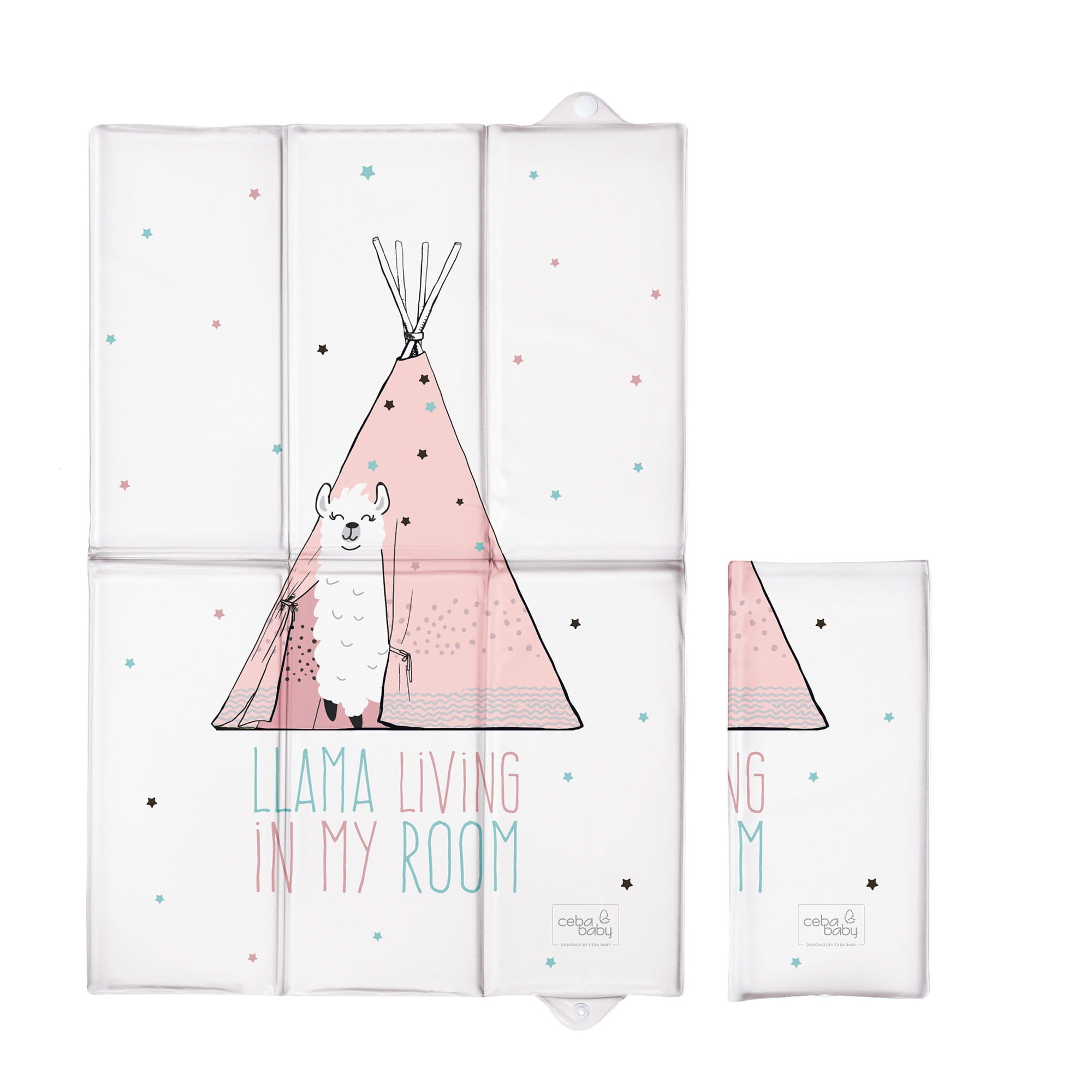 Ceba Baby saltea de infasat calatorie 40x60 cm Lolly Polly Lama