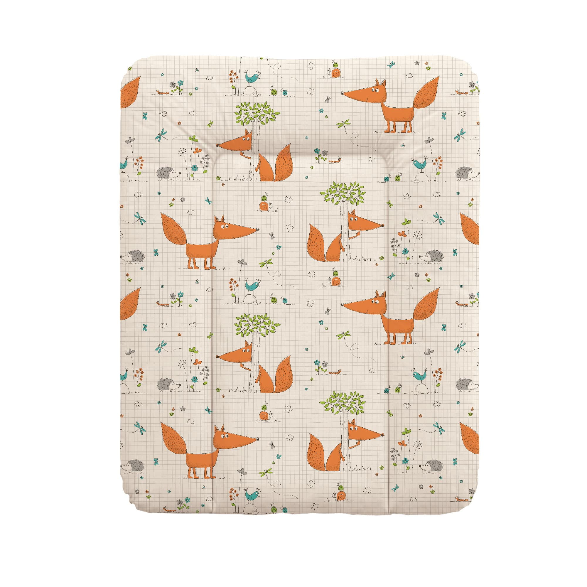 Ceba Baby saltea moale pentru infasat 70x50 cm, Vulpe-Lisek 