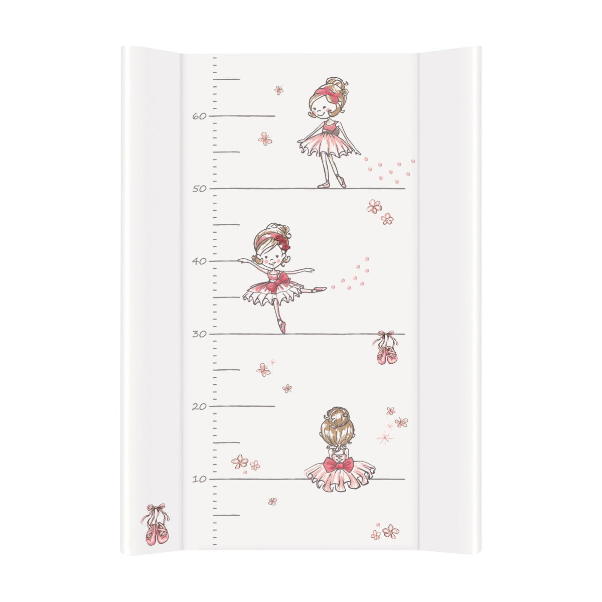 Ceba Baby saltea pentru infasat 70x50 cm Comfort, Balerina Alb