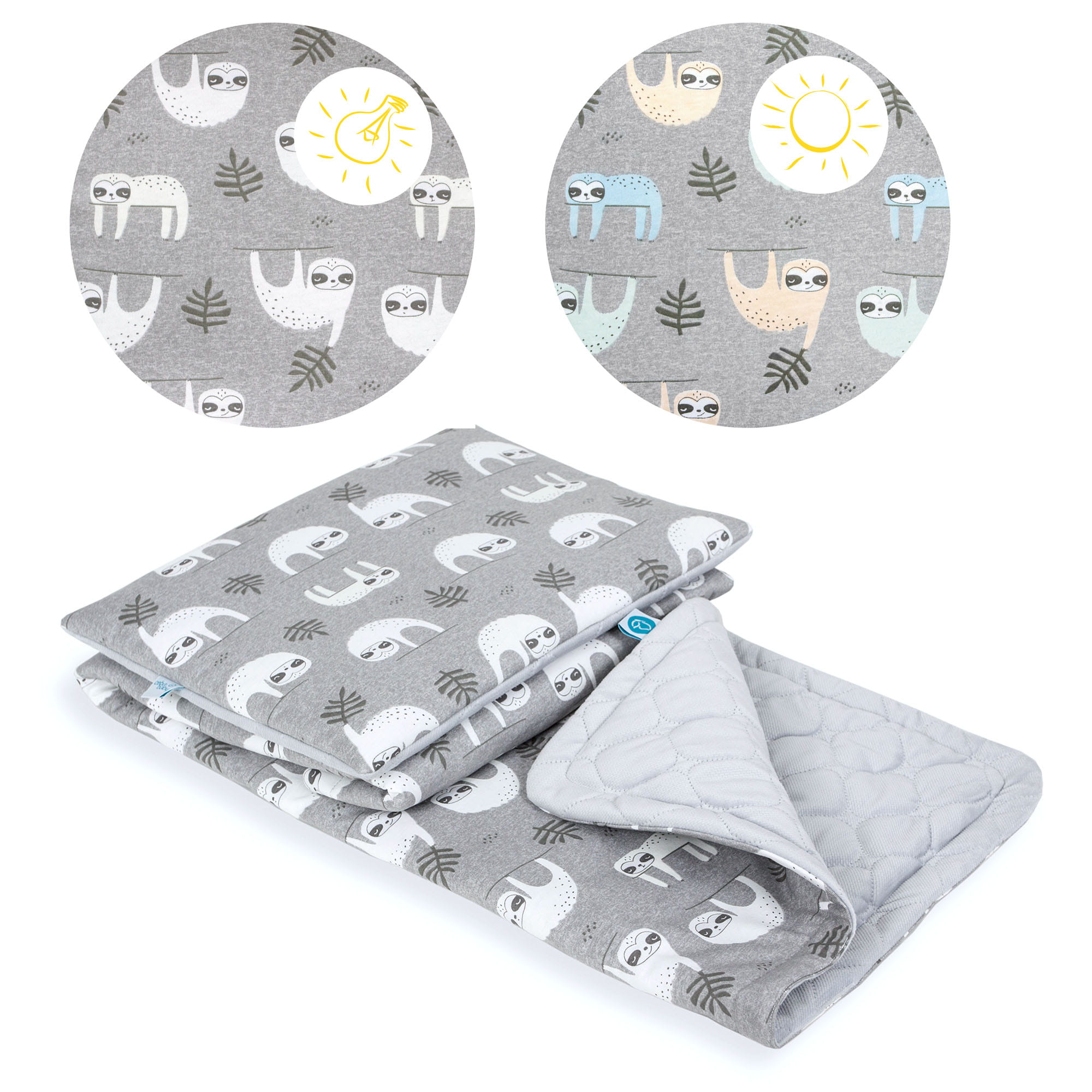 Ceba Baby set plapuma 75x100 si perna 30x40, 01