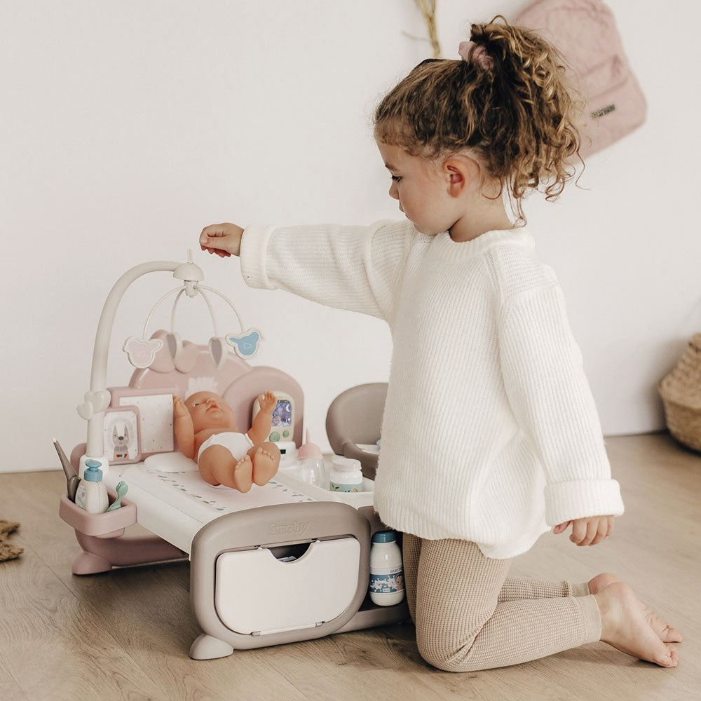 Smoby Centru de ingrijire pentru papusi Baby Nurse Cocoon Nursery 3 ani+ 